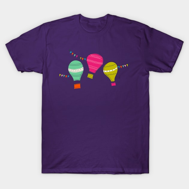 Hot air balloons T-Shirt by tfinn